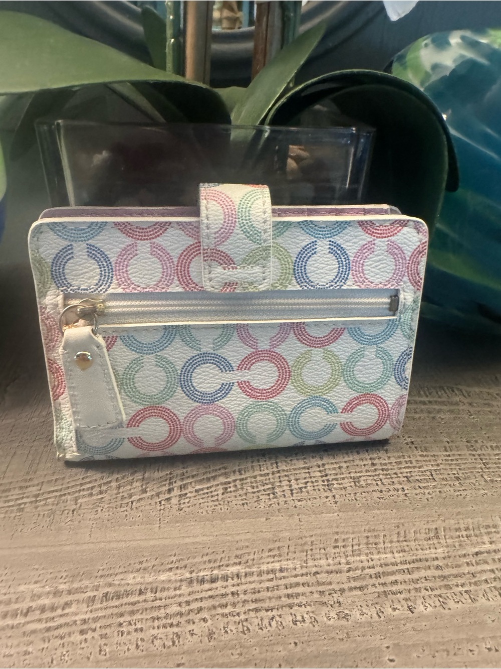 NWT Coach Y2K Multicolor Signature C Wallet - Picture 2 of 6